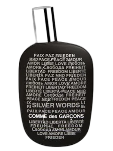 Comme Des Garcons 2 Silver Words Comme Des Garcons by Comme des Garcons