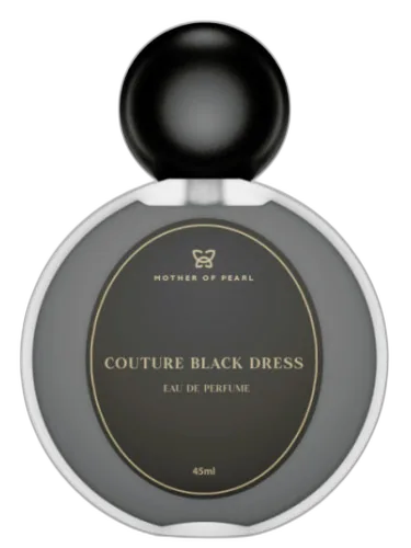 Couture Black Dress Mother Of Pearl