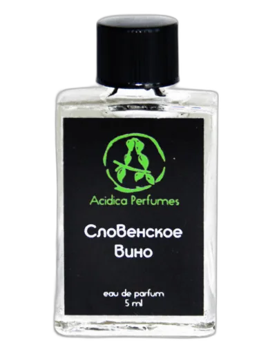 Slovenian Wine Acidica Perfumes by Acidica Perfumes